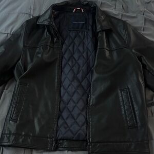 Tommy Hilfiger Black Leather Jacket